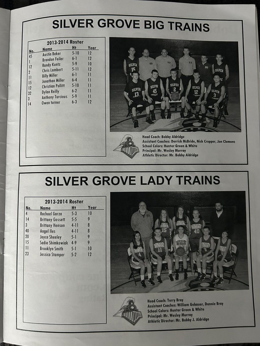 joshua_kalb's tweet image. Checking out a program from the 2014 10th Region All “A” Classic.
The Big Trains!