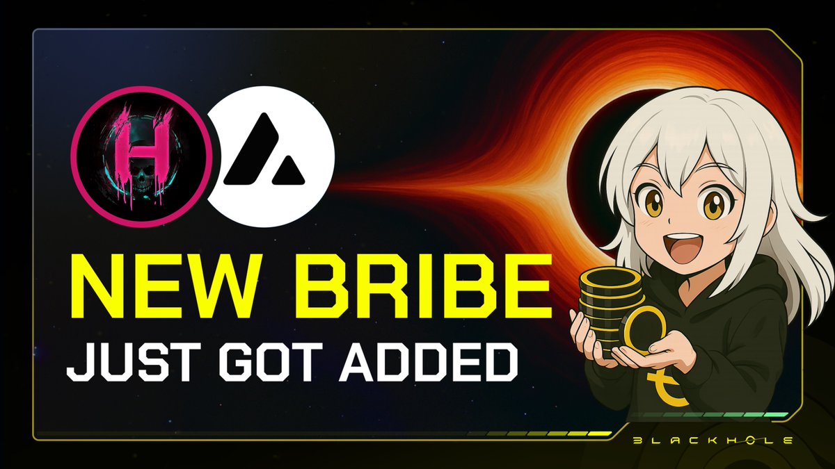 Blackhole (@blackholedex) on Twitter photo $10,000 is now up for grabs if you vote for the HERESY/WAVAX pool this epoch!
Shoutout to <a href="/TheGrottoL1/">The Grotto</a> for the added incentives 🤝 $10,000 is now up for grabs if you vote for the HERESY/WAVAX pool this epoch!
Shoutout to <a href="/TheGrottoL1/">The Grotto</a> for the added incentives 🤝