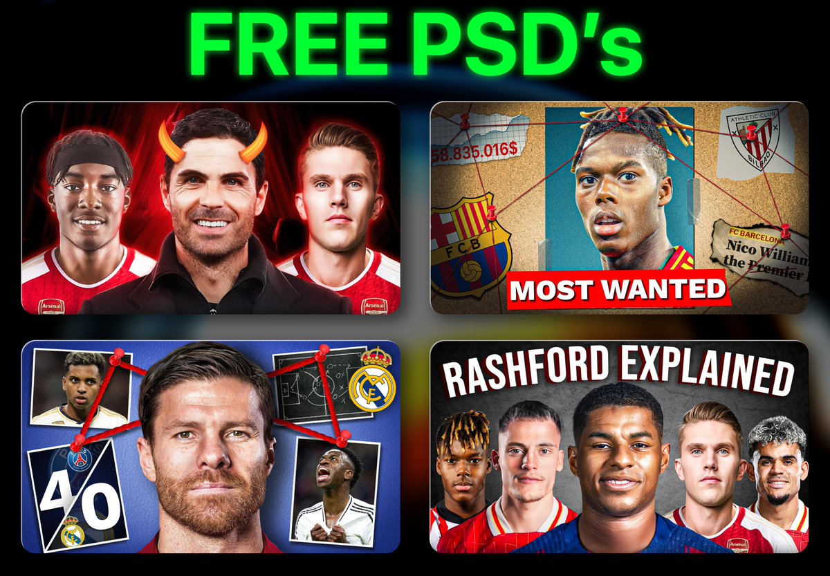 Those thumbnails generated over 500k📈
And I'm giving them for FREE

To everyone who:

Likes❤️
Comments✉️
Repost🔁
(Must follow so I can DM)