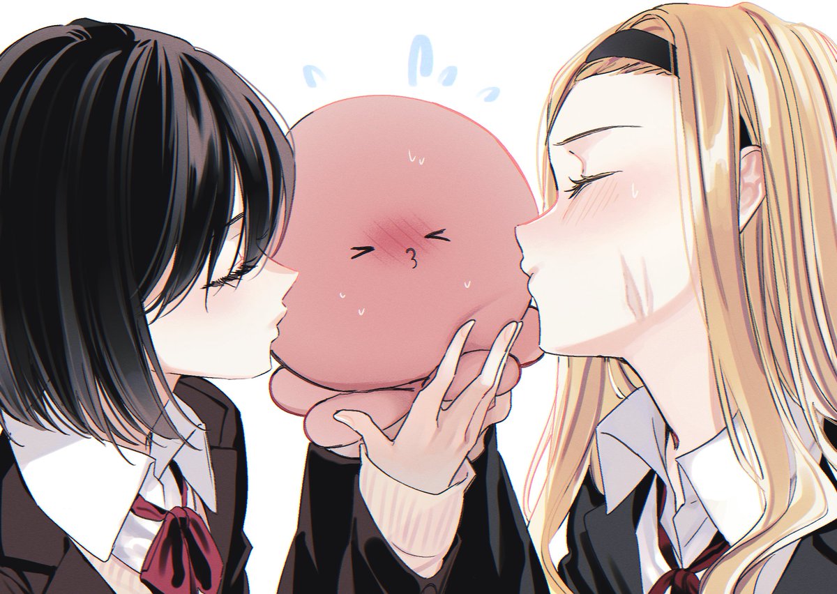 demotsu's tweet image. 百合の間に挟まるタコ　しずまり
