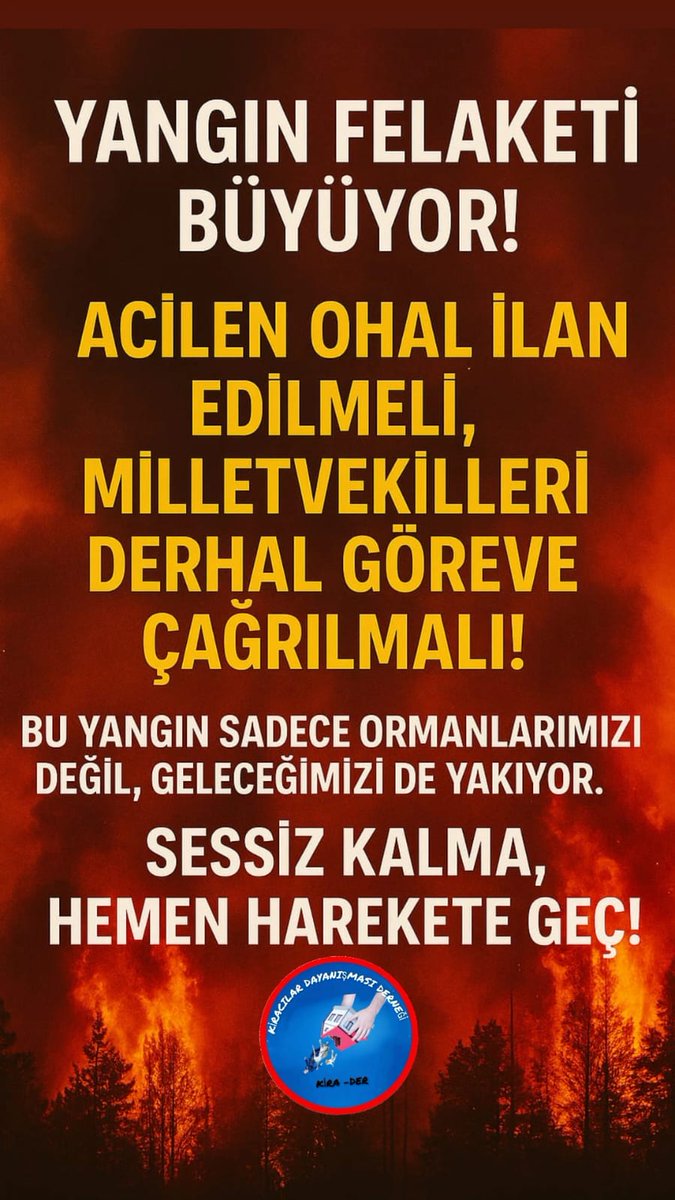 Şu an Bursa ve Karabük’te devam eden, son günlerde ülkemizin birçok bölgesinde meydana gelen yangın felaketlerini büyük bir üzüntüyle takip ediyoruz.

Bir an önce sonlanmasını dilediğimiz bu yangınlardan etkilenen tüm vatandaşlarımıza ve doğada yaşayan canlarımıza geçmiş olsun.