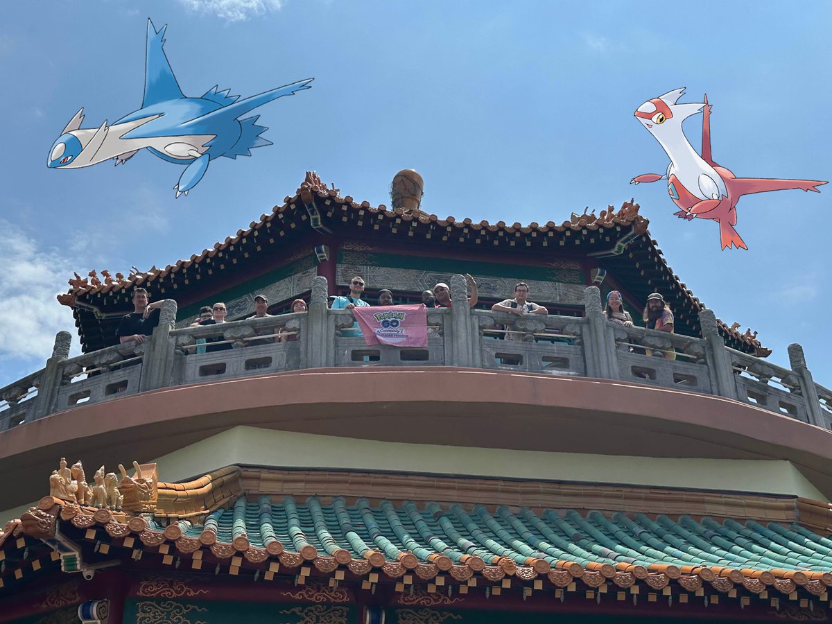 Was a great time seeing everyone who came out for the first part of Dynamax Latios and Latias' debut! We even took our group photo up on the Pagoda balcony!(shoutout to everyone who went up!)

See you out there tomorrow!

#PokemonGO 
#communityambassador