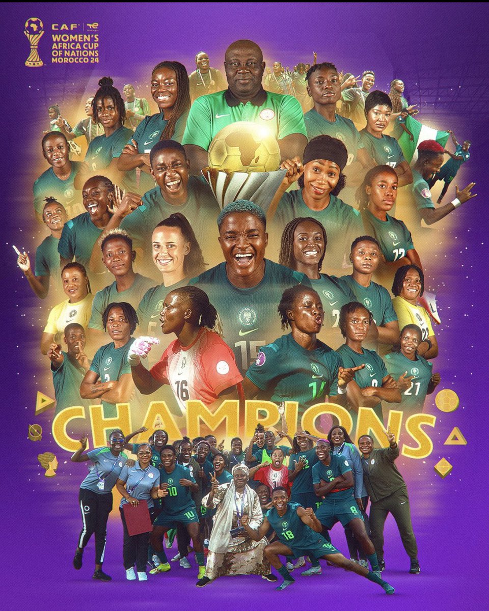 Theseunlijoka's tweet image. Congratulations Fam  #WAFCON