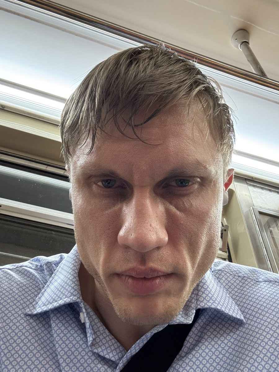In NYC subway after long hours of work. Sleep deprived as hell. Trials are brutal.