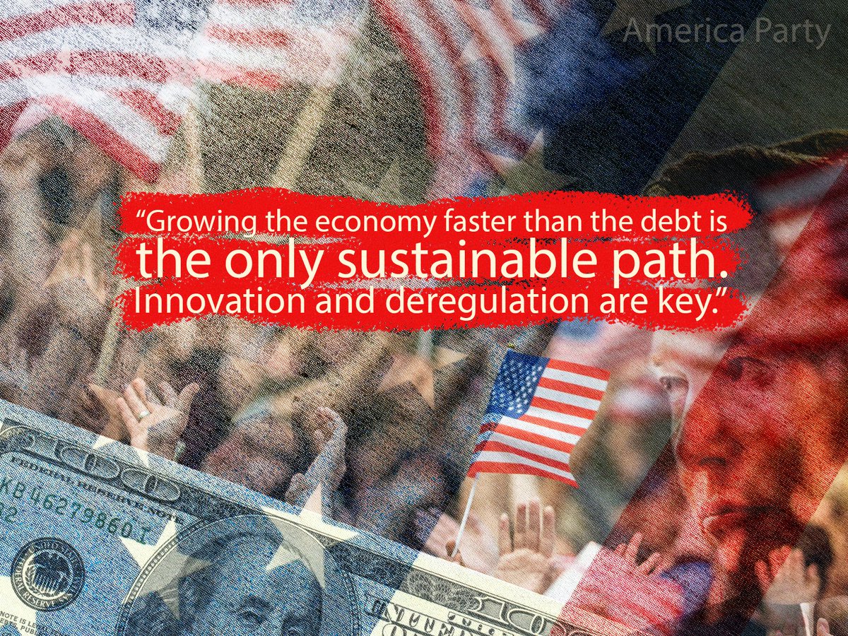 Debt is theft from the future.
Every trillion we print isn’t free, it’s a bill handed to the next generation.

It’s not compassion. It’s cowardice.
Elon understands that real leadership means living within your means, not mortgaging your children’s future to buy political time.
