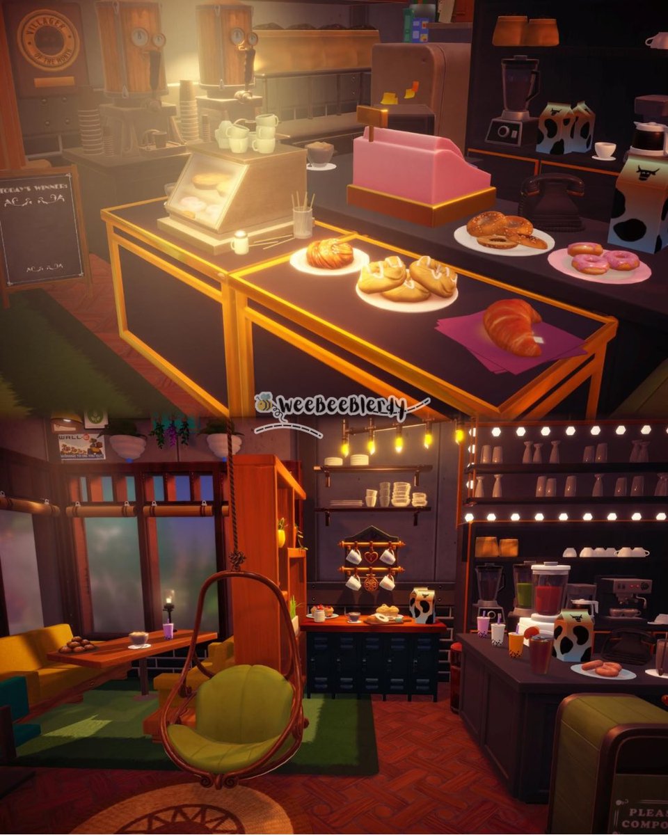 weebeeblerdy's tweet photo. ✨☕️ Dreamlight Starbucks Coffee Shop ☕️✨

I used to work a Starbucks for 5 years so this was a cathartic build for sure! Though I built this is April, now that we have a Coffee Shop house, this will be very tedious to move over lol💛 #DisneyDreamlightValley #DDLV #DisneyDLV https://t.co/5zH4HSLmFV