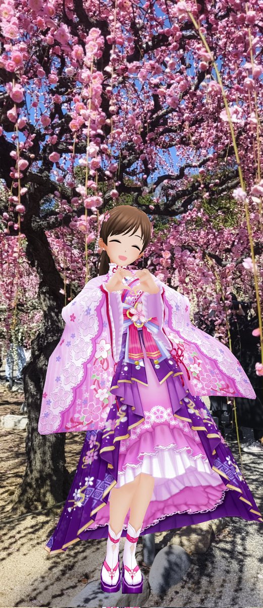 toukodou's tweet image. 美波ちゃん誕生日おめでとうございます
観光農園花ひろば、七里御浜、結城神社、ミュシャ展から
#デレステAR
#新田美波
#新田美波生誕祭2025