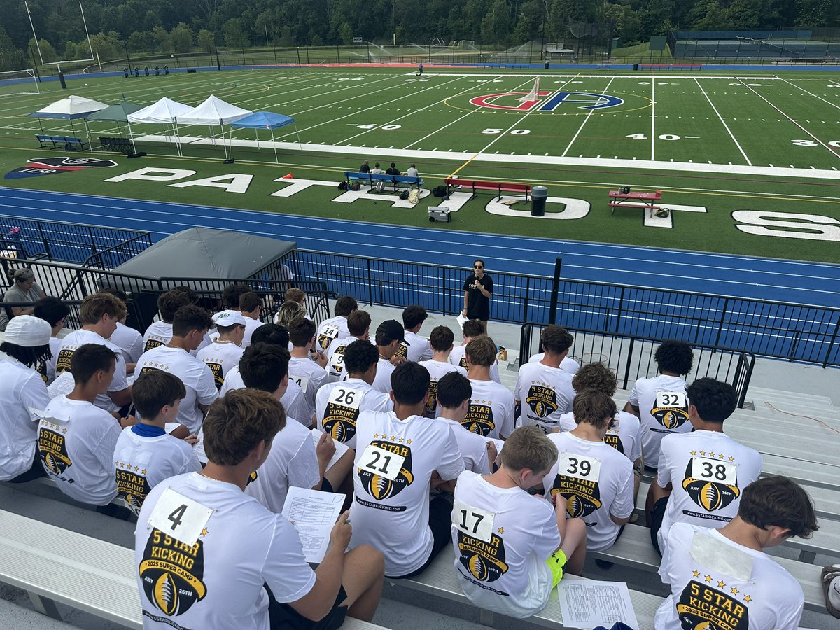 Great day <a href="/5StarKicking/">5 STAR KICKING</a> Super Camp! 🦵🏈🙌