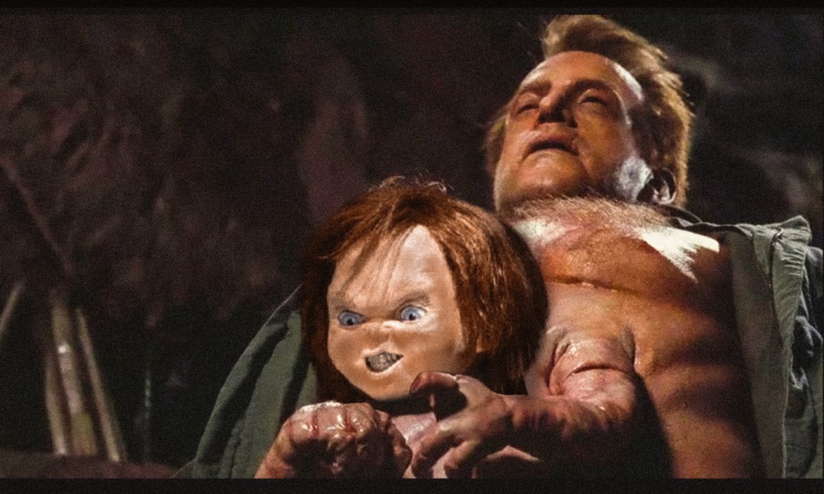 UglyByProxy's tweet image. DAY 14 of photoshopping Chucky into another movie until I forget...