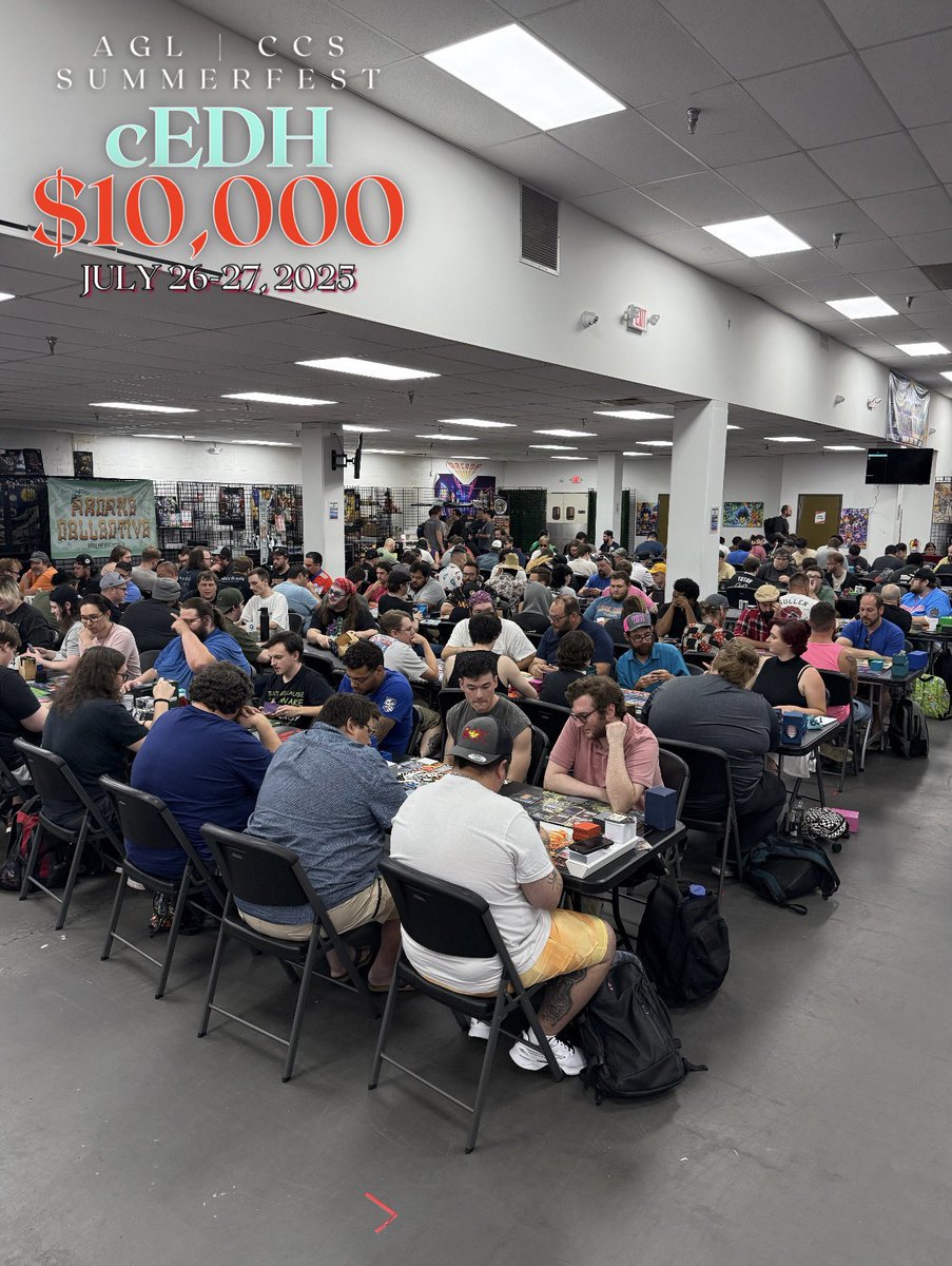 CCS_Atlanta's tweet image. 🔥 Huge thanks to the 110 players pulling up for the $10,000 cEDH showdown today!! 🔥
Shoutout to Appalachian Gaming League for always running such a smooth, high-stakes tournament for our MTG community!💪
Tomorrow!! Top 16 finals + on-demand 16-player cEDH side events all day…