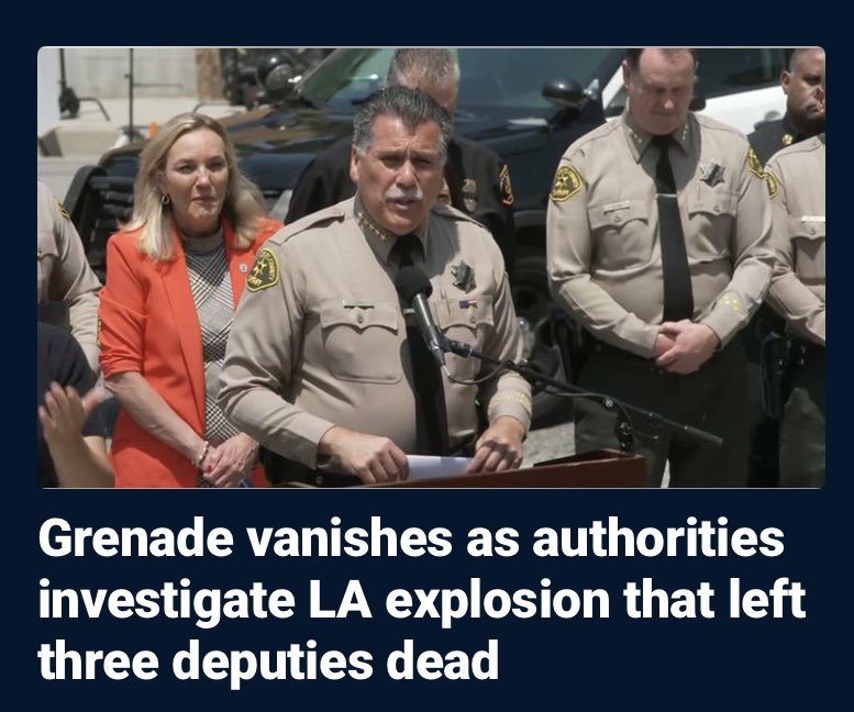 KosterEsq's tweet image. LA County Sheriff Robert Luna needs to resign! What kind of a shit show is he running that a grenade just up and disappears out of Sheriff Dept custody! He is corrupt and has corrupt Deputies working in the Dept!
