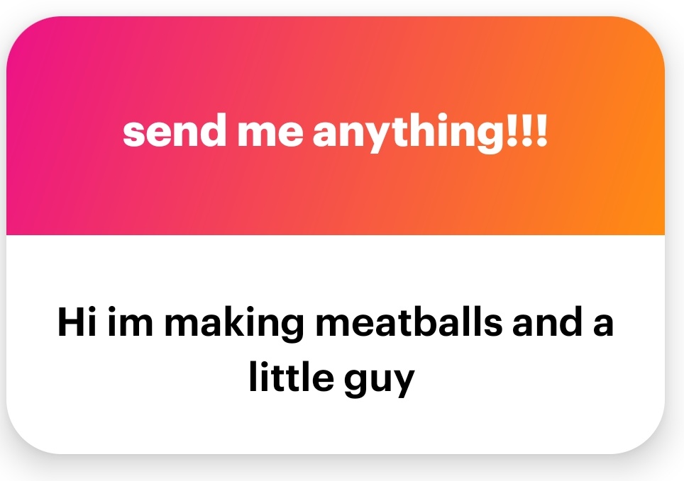 h0bbithair's tweet image. Fun you should name him theo
ngl.link/h0bbithair