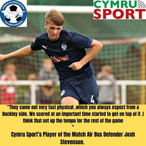 Cymru Sport (@cymru_sport) on Twitter photo Post Match Interview Josh Stevenson Buckley Town 0 AIR BUS 3
Hear from Cymru Sport's Player of the Match <a href="/airbusukfc/">Airbus UK Broughton</a> Defender Josh Stevenson on his teams 3-0 away win at <a href="/BTFCofficial77/">Buckley Town Football Club | Up The Bucks!</a>
๐ธSam Eaden/FAW
cymrusport.cymru/post-match-intโฆ Post Match Interview Josh Stevenson Buckley Town 0 AIR BUS 3
Hear from Cymru Sport's Player of the Match <a href="/airbusukfc/">Airbus UK Broughton</a> Defender Josh Stevenson on his teams 3-0 away win at <a href="/BTFCofficial77/">Buckley Town Football Club | Up The Bucks!</a>
๐ธSam Eaden/FAW
cymrusport.cymru/post-match-intโฆ