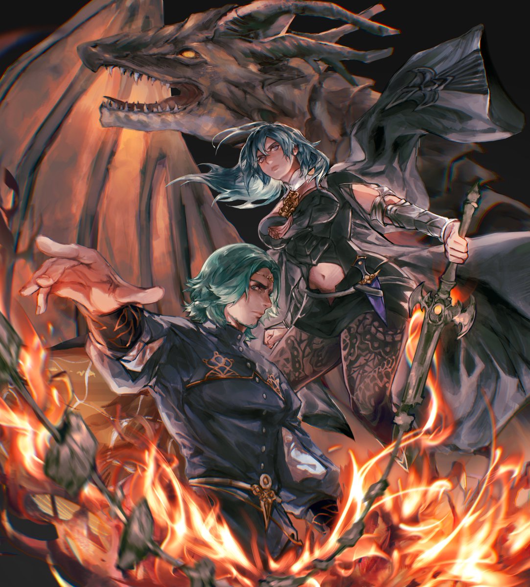 #FE風花雪月 #FE3H #FireEmblem byleth and seteth