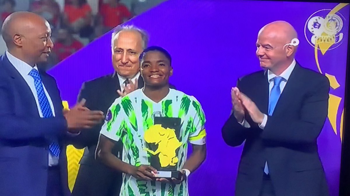 🚨🇳🇬 RASHEEDAT AJIBADE WINS PLAYER OF THE TOURNAMENT.