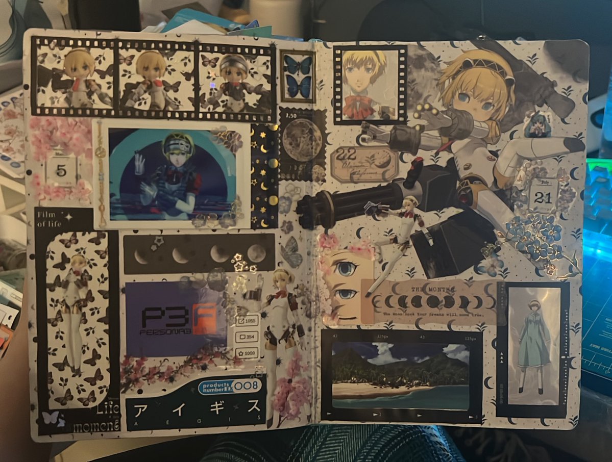 ATKXN's tweet image. Out of all the pages I’ve done in my scrapbook this one is still my favourite