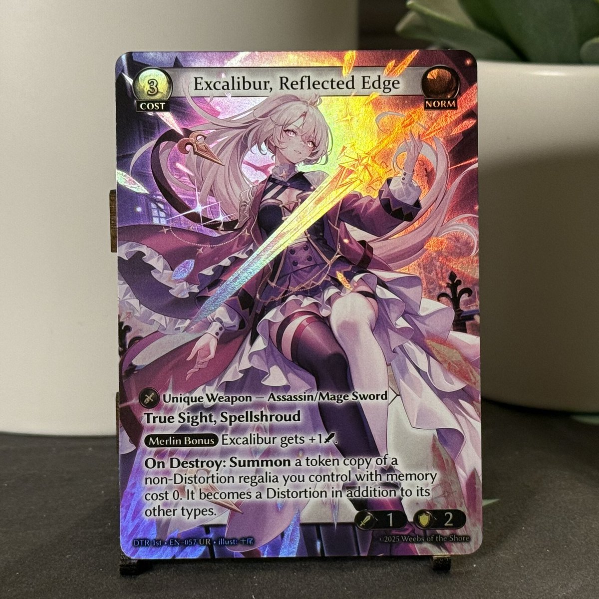 merlinsmrktplc's tweet image. Okay this might be the best looking Grand Archive UR foil they’ve made so far! 🤩