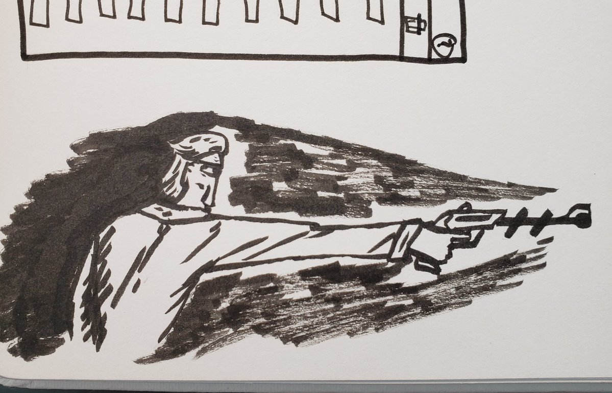 FigTheCosmic's tweet image. Quick little Photon Jones sketch before dinner