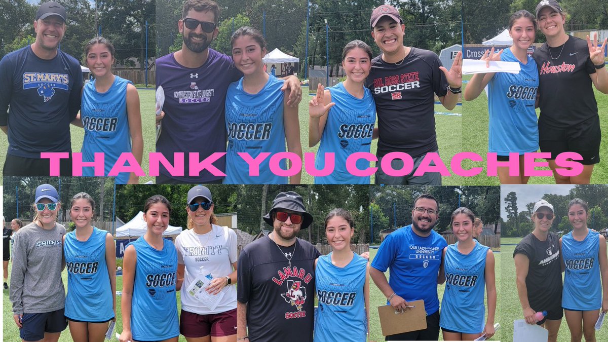 Sofia Palma '27 (@sofia_palma08) on Twitter photo Thanks to the coaches who attended <a href="/CollegeSoccerID/">College Soccer ID</a> I enjoyed getting to speak with you and look forward to more conversations with you❤️#42 <a href="/BearkatsSOC/">Sam Houston Soccer</a> <a href="/CoachDominguez7/">John Dominguez</a> <a href="/UHCougarSoccer/">Houston Soccer</a> <a href="/NSUDemonsSOC/">NSU Soccer</a> <a href="/TUWSoccer/">Trinity Soccer</a> <a href="/WakeWSoccer/">Wake Women's Soccer</a> <a href="/LamarWSoccer/">Lamar Soccer</a> <a href="/SailfishWS/">PBA Women's Soccer</a> <a href="/StMUwsoccer/">St. Mary's Women's Soccer</a> <a href="/UTSAWSOC/">UTSA Soccer</a> Thanks to the coaches who attended <a href="/CollegeSoccerID/">College Soccer ID</a> I enjoyed getting to speak with you and look forward to more conversations with you❤️#42 <a href="/BearkatsSOC/">Sam Houston Soccer</a> <a href="/CoachDominguez7/">John Dominguez</a> <a href="/UHCougarSoccer/">Houston Soccer</a> <a href="/NSUDemonsSOC/">NSU Soccer</a> <a href="/TUWSoccer/">Trinity Soccer</a> <a href="/WakeWSoccer/">Wake Women's Soccer</a> <a href="/LamarWSoccer/">Lamar Soccer</a> <a href="/SailfishWS/">PBA Women's Soccer</a> <a href="/StMUwsoccer/">St. Mary's Women's Soccer</a> <a href="/UTSAWSOC/">UTSA Soccer</a>