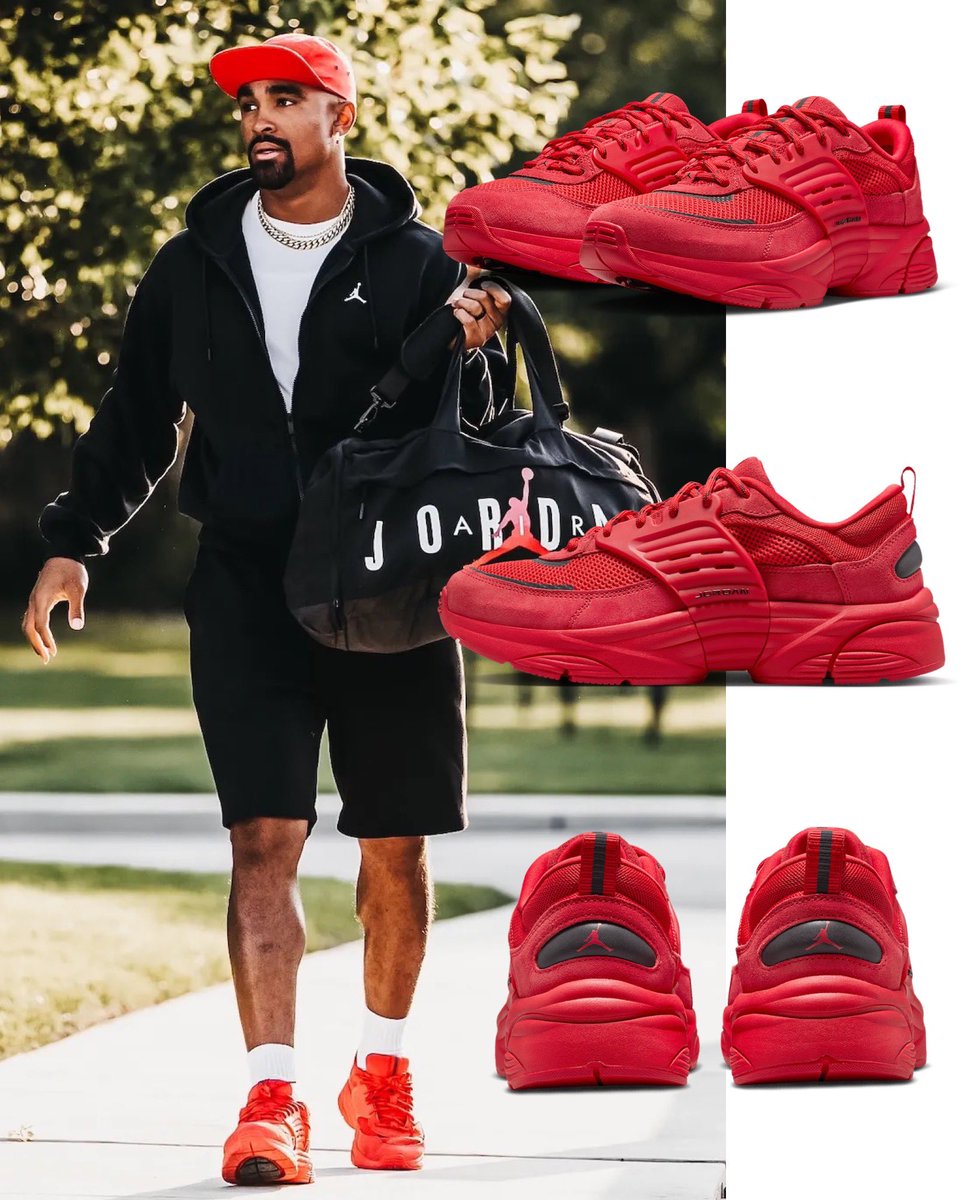 SBDetroit's tweet image. These all-red Trunners 🔥
MORE INFO: sneakerbardetroit.com/jordan-trunner…