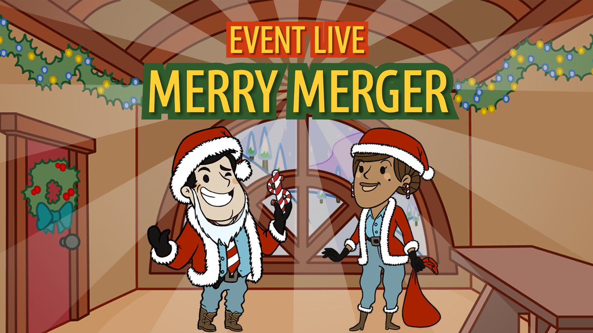 Sleigh bells? No.
Buy bells, sell bells, merge bells, profit.🎄
Merry Merger is live! Play here until the 29th, Capitalist: bit.ly/AdCapTWDL