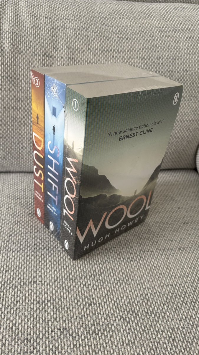 nicolajayranson's tweet image. New books 📚 written by @hugh52476
Ever since I watched #Silo on @AppleTV well let’s just say I wanted the books!!!
However…
Need a bigger bookshelf or a new one 😉
#booktwt #booksx