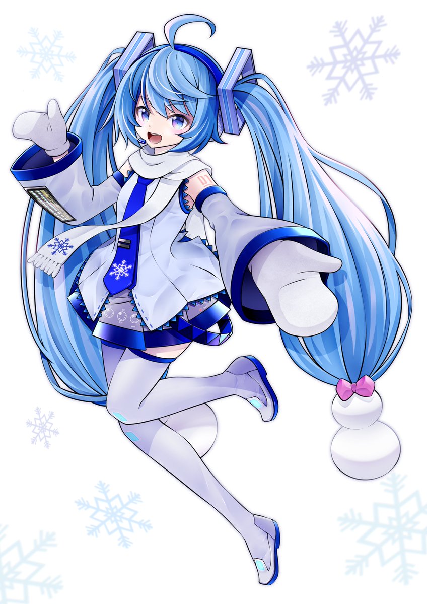 Alfa4c1's tweet image. 雪にあそぶ。

ツインテールのデザインに少しだけアレンジを加えてみました。
#グッスマイラコン12雪ミク 
#雪ミク　
#初音ミク
#拡散希望RTご協力お願い致します