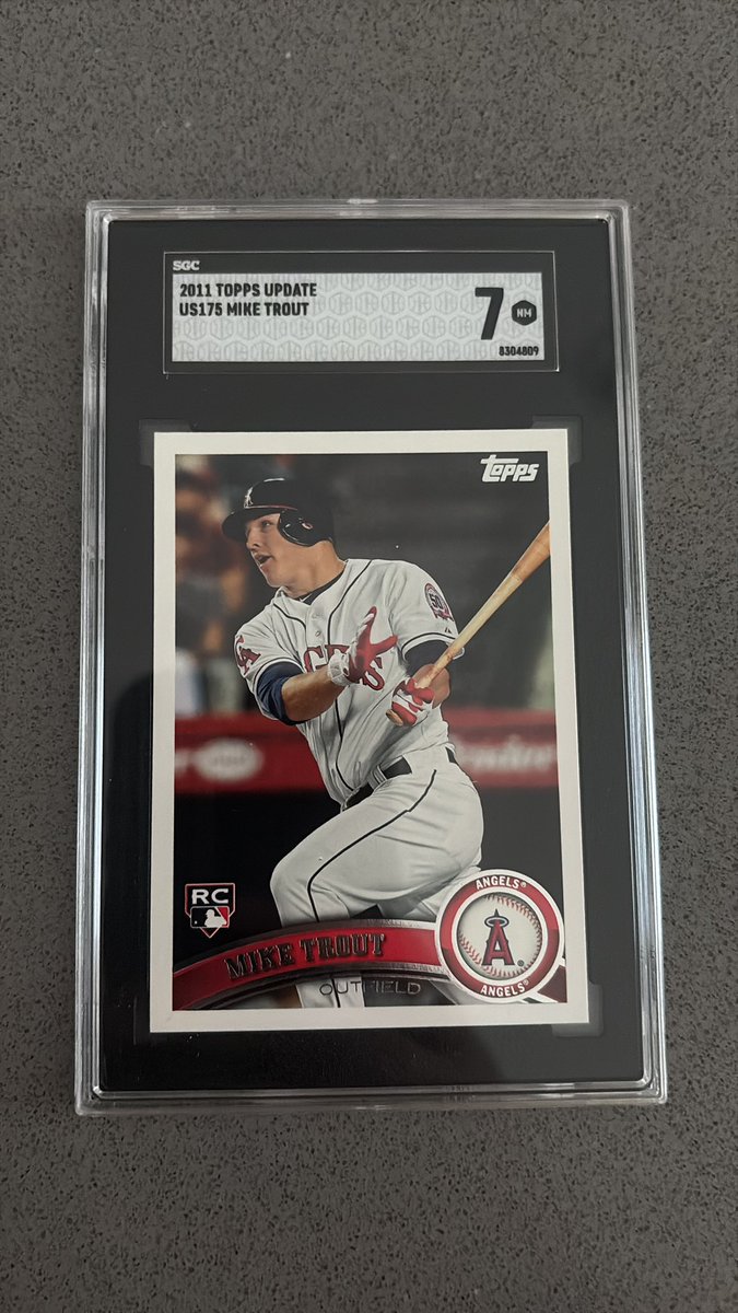 j_updegraff's tweet image. 2011 Topps Update Trout SGC 7 - $235 shipped @davisdugout @HeathElliott79
