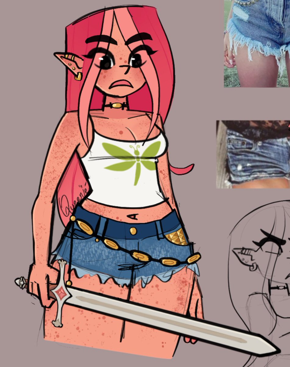 queeniecore's tweet image. Hiiii I’m opening up 5 $20 full colored half body sketches!
Please reply if interested 💕!!