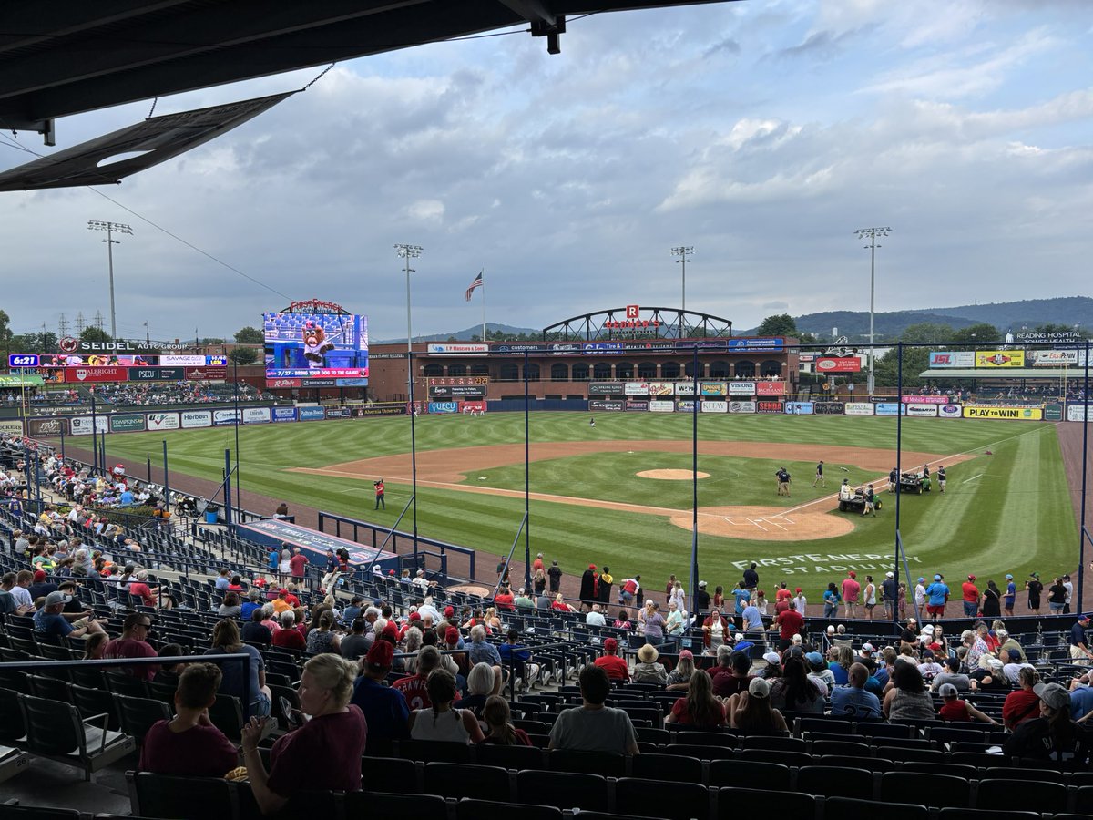 JacobWilkins's tweet image. Ready for a big Saturday night in Reading as the @RumblePoniesBB going for their 14th series win of the season!
After a three-hit night and his first HR of his AA career, Chris Suero joins us on pregame.
We hit the air at 6:30 on @NewsRadio1290