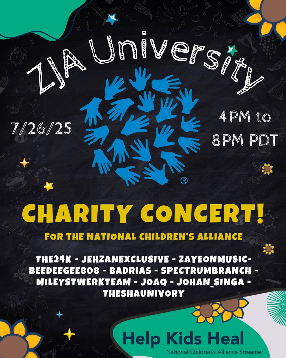 ZJAUniversity's tweet image. We’re going live in about ~30 minutes with our charity concert! Tune in at twitch.tv/zjauniversity for some amazing performances 😁