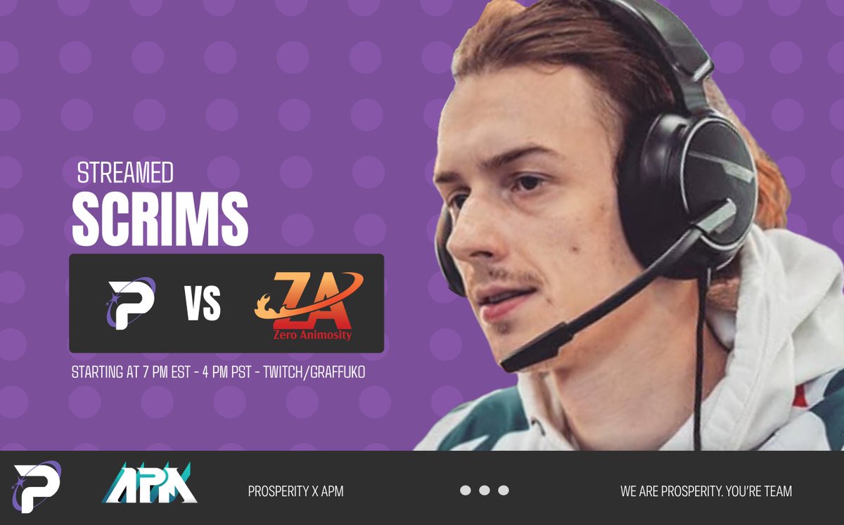 Dexterity Gaming (@dexteritydxg) on Twitter photo What better way to meet the new squad than watching our scrims live?
Get an exclusive look at how a competitive LoL team practices—meet the players, staff, and feel for the grind.
🕖 7 PM EST / 4 PM PST
🆚 <a href="/ZeroAnimosity/">Zero Animosity</a>
📺 twitch.tv/graffuko What better way to meet the new squad than watching our scrims live?
Get an exclusive look at how a competitive LoL team practices—meet the players, staff, and feel for the grind.
🕖 7 PM EST / 4 PM PST
🆚 <a href="/ZeroAnimosity/">Zero Animosity</a>
📺 twitch.tv/graffuko
