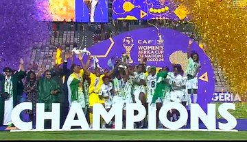 🇳🇬🏆 CHAMPIONS OF AFRICA! 🎉

Congrats to the Super Falcons of Nigeria on winning the #TotalEnergies𝑾𝑨𝑭𝑪𝑶𝑵2024, defeating the hosts Morocco 3-2! True queens of African football – pride of the nation! 💚⚽🔥

#WAFCON2024 #SuperFalcons #Champions #MissionXCompleted