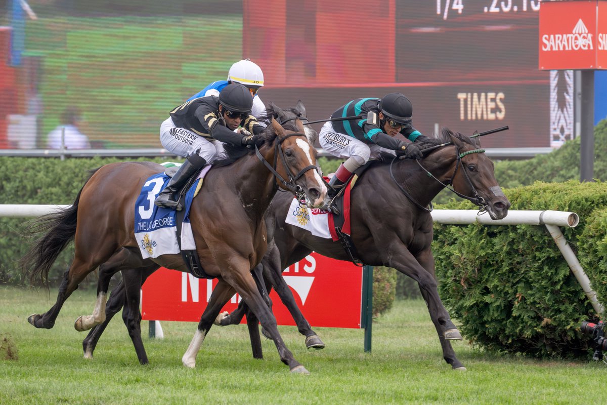 EricaPhotog's tweet image. Daisy Flyer, trained by George Arnold II and ridden by Jose Lezcano, wins the Grade III Lake George Stakes #SaratogaRaceCourse #Saratoga