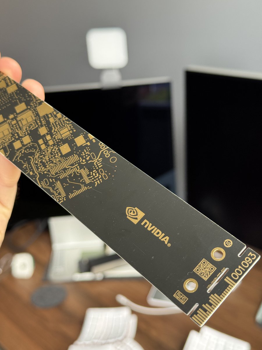 Stammy's tweet image. nvidia makes these nifty PCB rulers you can find on eBay. they usually hand them out at events