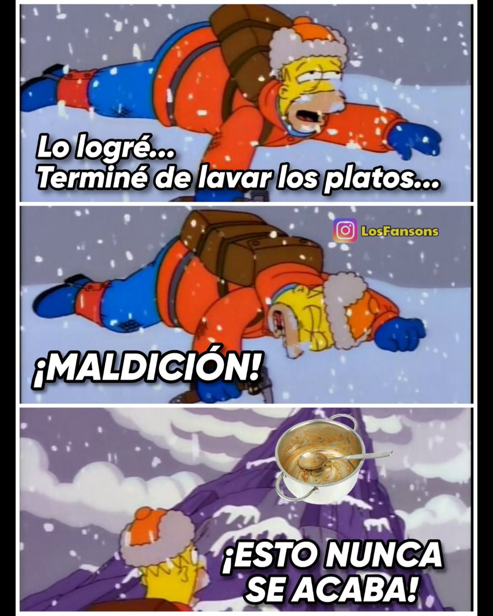 FansonsOficial's tweet image. ¡Castigo de Dios! 😭 #LosSimpson #LosSimpsons #Memes