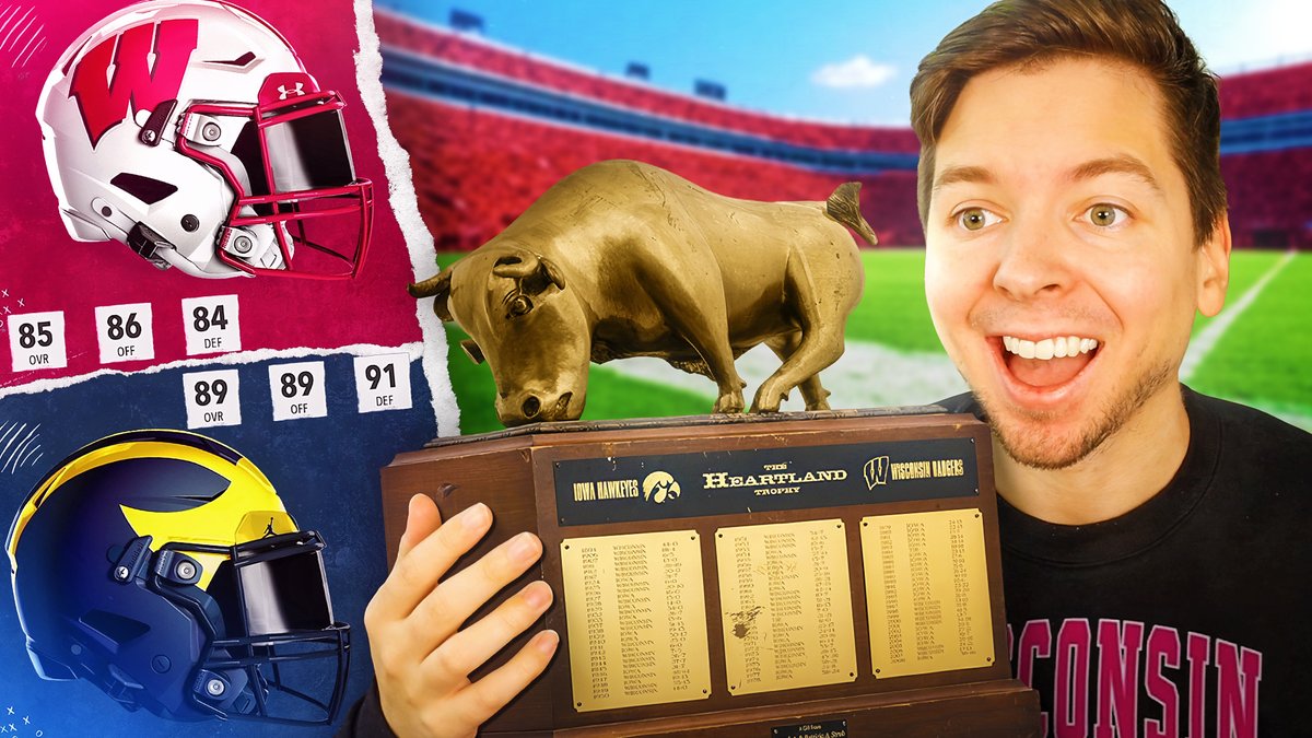 TDPresentsYT's tweet image. 1 like and I&apos;ll drop another Badgers Dynasty on #CFB26