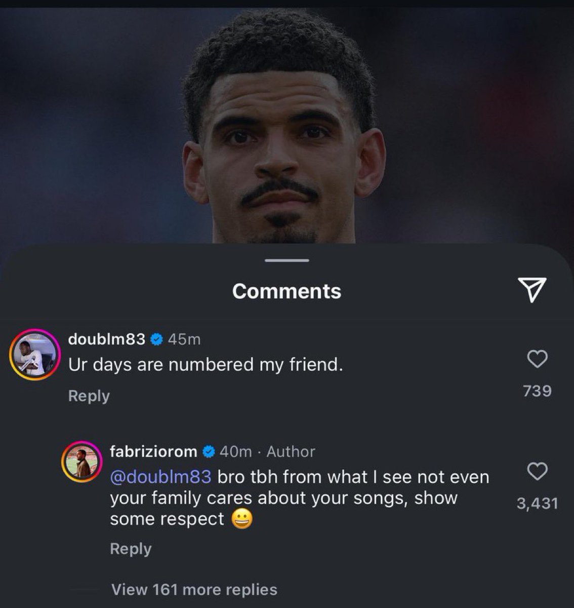 CFCDatro's tweet image. Fabrizio is very ruthless 😂