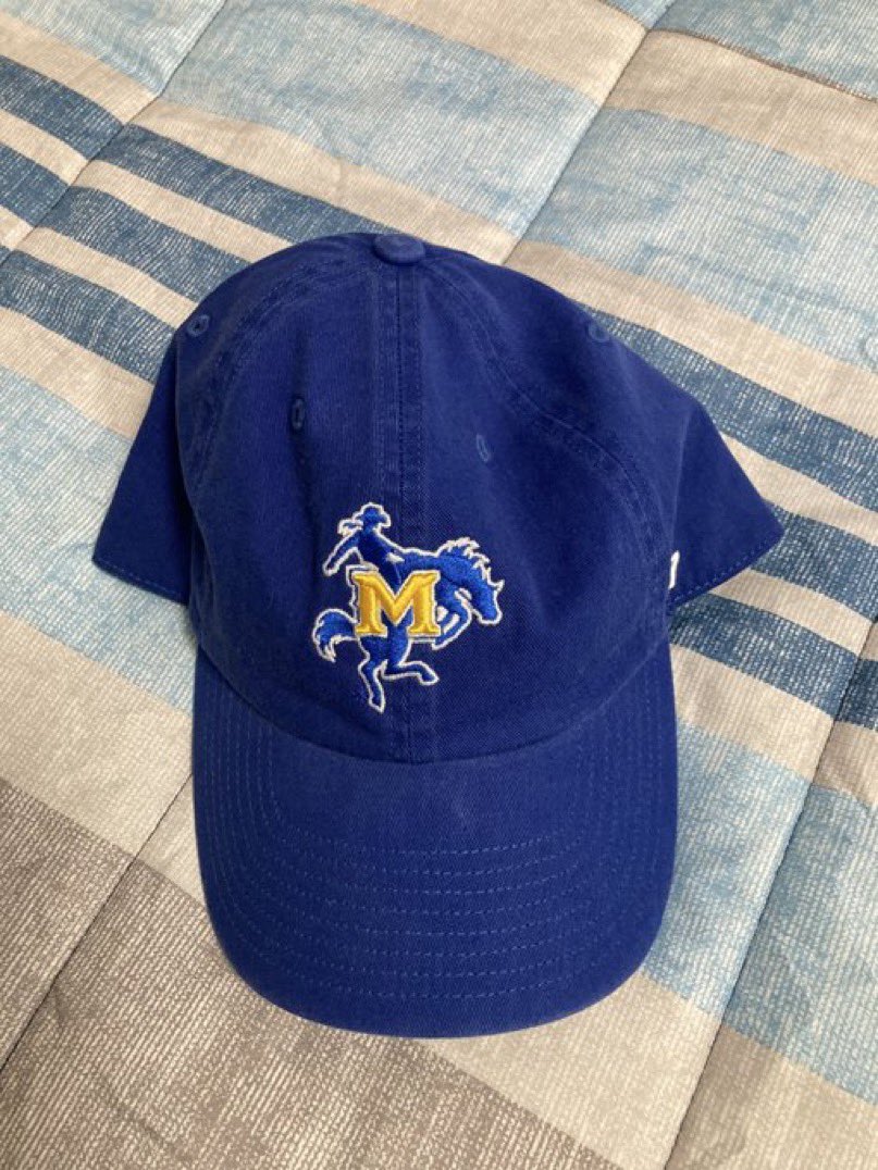 EarnedFunAvg's tweet image. The hats we wore during ProffittPalooza Jr 2025. @sambalamba had a @Cubs hat with a pink under bill. Johnny had the @McNeeseSports hat and Eric had the retro @cubs hat with the bear and guitar.