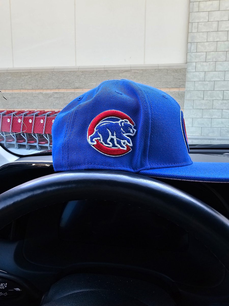 EarnedFunAvg's tweet image. The hats we wore during ProffittPalooza Jr 2025. @sambalamba had a @Cubs hat with a pink under bill. Johnny had the @McNeeseSports hat and Eric had the retro @cubs hat with the bear and guitar.