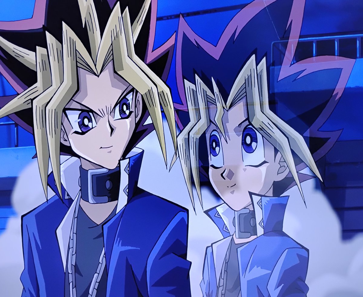 Petrajayne26's tweet image. Anubis:Your opponent tried and failed to destroy the pyramid with that dragon. You alone couldn't make such a difference.
Yami:You're quite right that I could not have done it all alone.
#yugiohthemovie #yamiyugi #yugi
