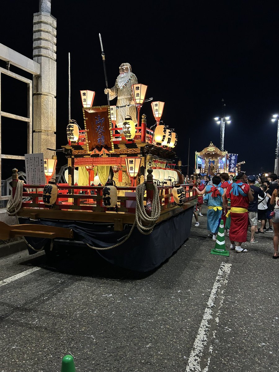 Start of our 祇園祭 last night