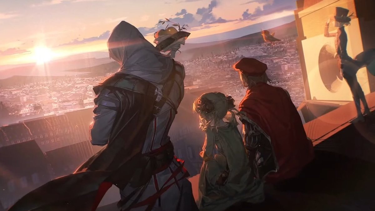 comfycheko's tweet image. The way this is already DEMANDING my money 😭🙌 Reverse: 1999 really did their big one with the Assassin’s Creed collab!!!