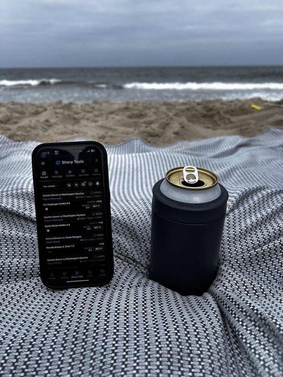 ron_alph's tweet image. Nothing like making money while on vacation!
@OddsJam makes it easy to lock in profitable bets within seconds, even at the Beach!✅🔥
Get a 15% Discount with this link:
oddsjam.cello.so/uynDMWk1EGn