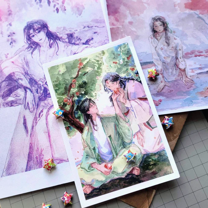 this is my second package from and i fall in love every time,,, the pics don't do it any justice, let alone words they are so good to me i wanna cry TTTT the bonus prints are fr some of the most gorgeous i've ever seen