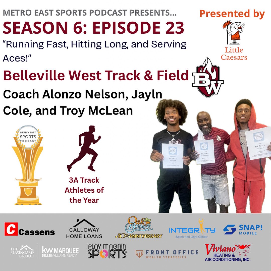 PodcastMetro's tweet image. From the starting blocks to the state podium — hear the championship journey straight from the Belleville West boys themselves. 🎧🔥
@BWestboysTNF
@BWestAthletics
youtu.be/T-F2zZCc61Q?si…