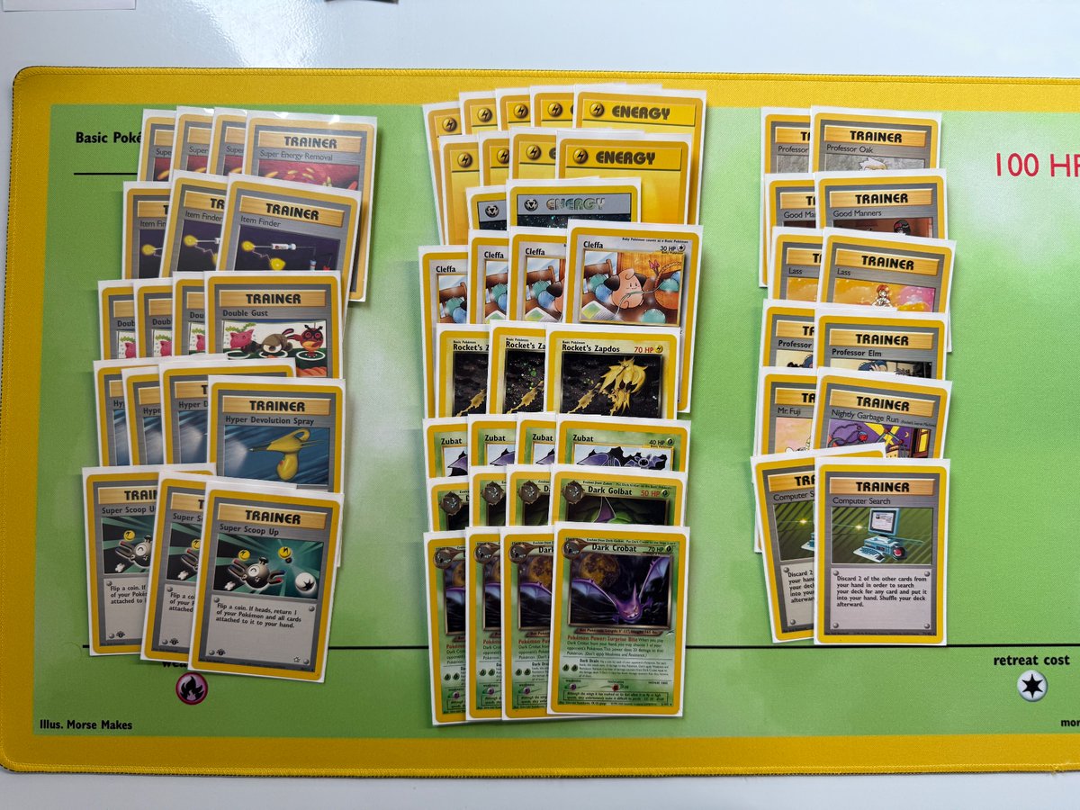 morsemakes's tweet image. Finished 13th/43 (4-2) with Zapdos/Dark Crobat! Had fun playing the coin flip format. Thanks @FullGripTCG for hosting and @enjoifriend for the deck lend!