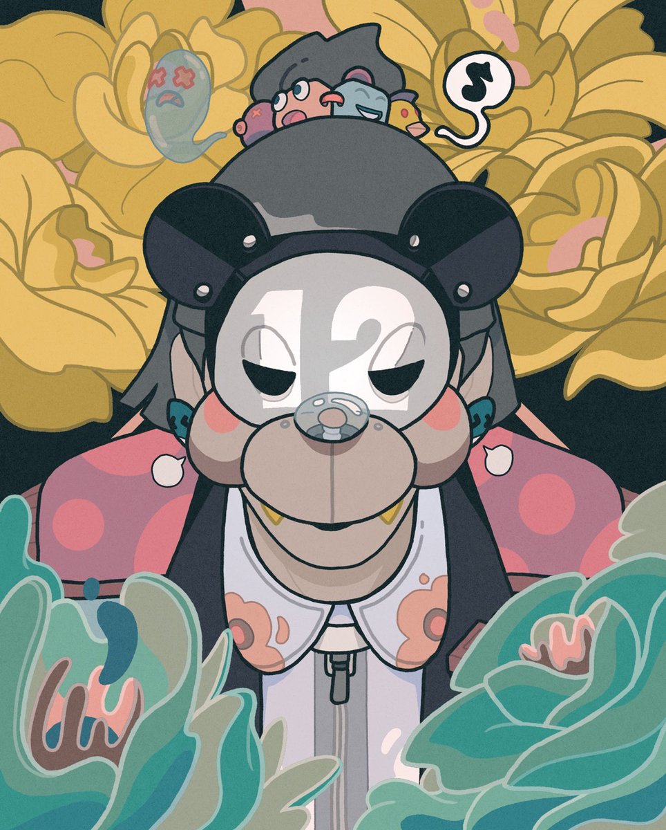 sauleo's tweet image. We rolling #12 mask Ape @RENGA_inc 

Big fan of @DirtyRobotWorks Art