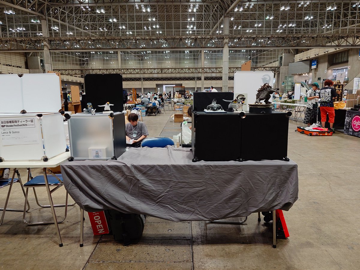 mimittoWS's tweet image. ブースセッティング完了しました
企業ブースへの壁際通路脇です
6-14-01 でお待ちしております
エヴァワンフェス、いきものワンフェスにも展示させて頂いております
よろしくお願いします♪
#WF2025S #WF2025夏
#みみっと工房 #エヴァワンフェス
#いきものワンフェス