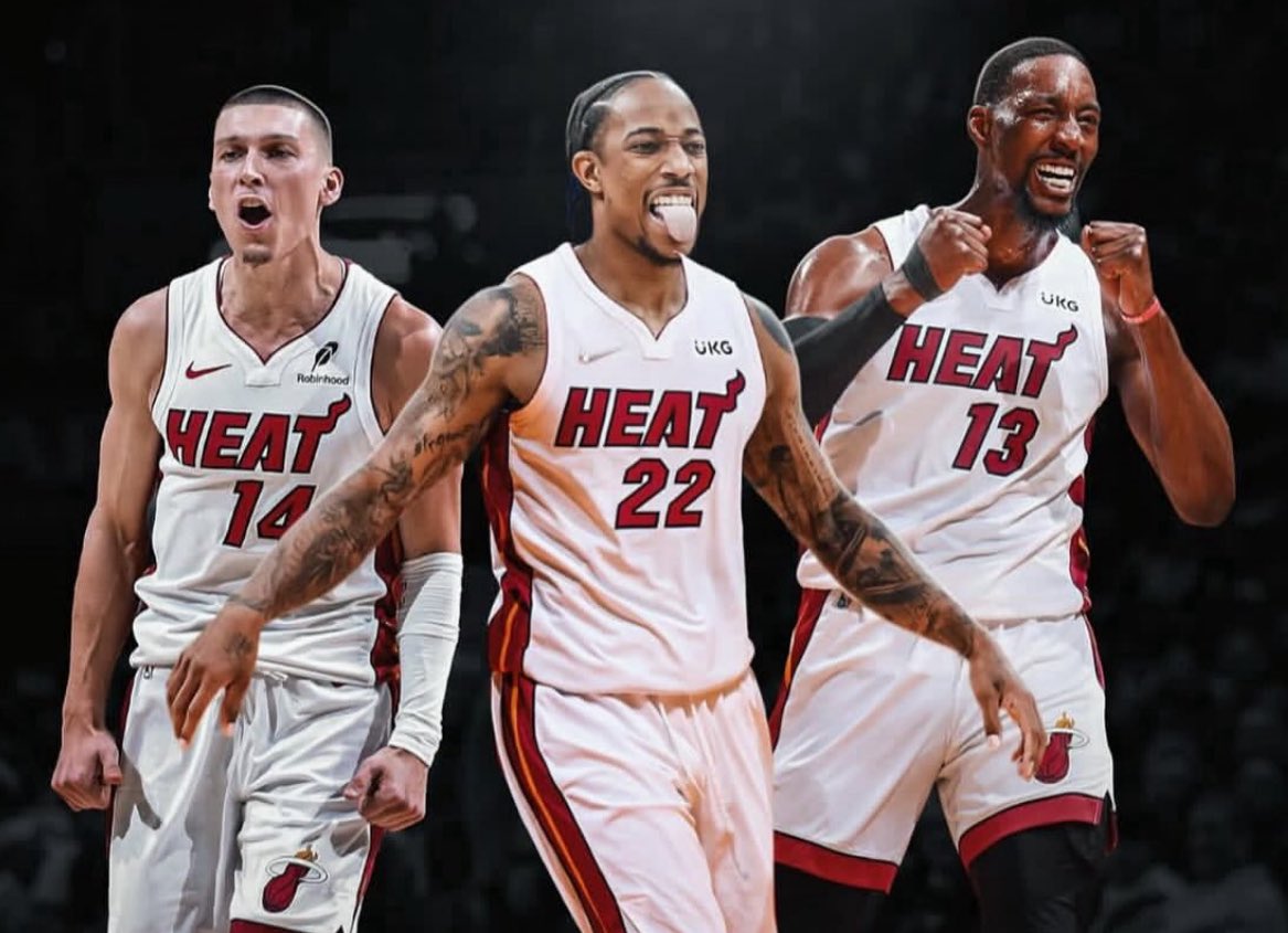 WadexFlash's tweet image. HEAT fans are you doing this potential trade?
Miami receives: Demar Derozan
Sacramento receives: Terry Rozier and 2 second-round picks
Trading Rozier for DeRozan would get them just below the luxury tax threshold, a reported short-term goal of theirs.